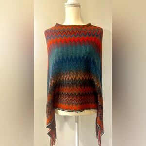Beautiful Boho Sleeveless Poncho